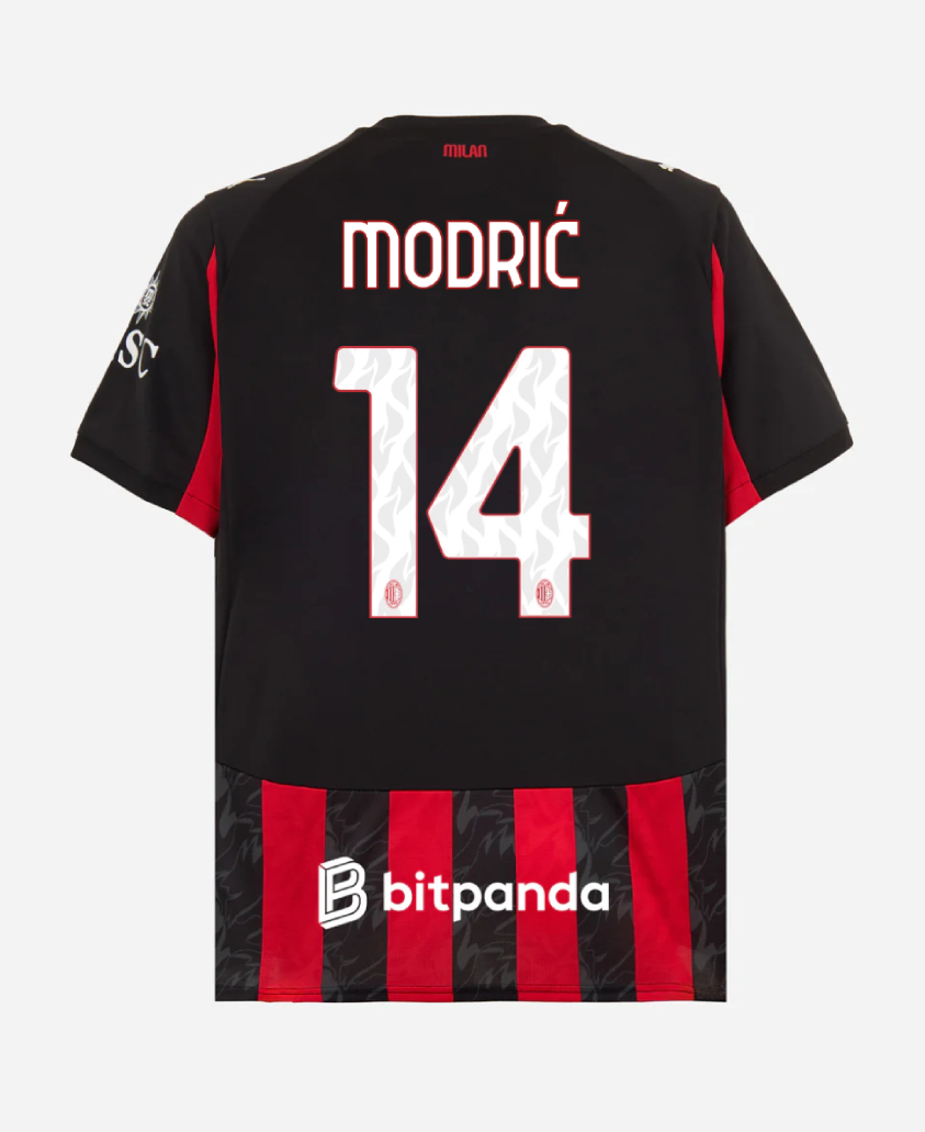 AC Milan Home MODRIĆ 14 Jersey 25-26