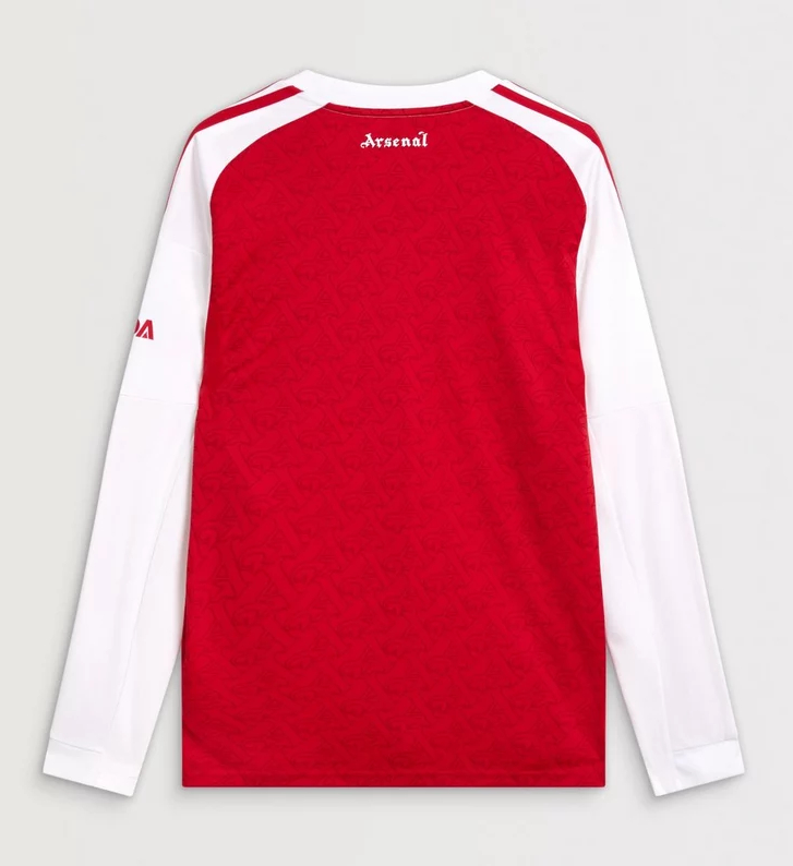 Arsenal Home Long Sleeve Jersey 25-26