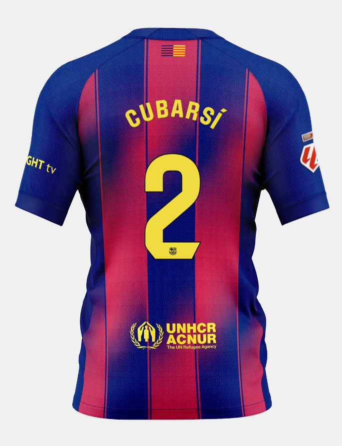 Barcelona Home CUBARSÍ 2 Jersey 25-26