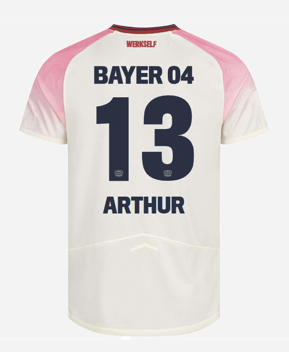 Bayer 04 Leverkusen Away ARTHUR 13 Jersey 25-26