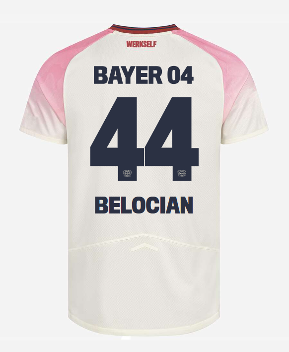 Bayer 04 Leverkusen Away BELOCIAN 44 Jersey 25-26