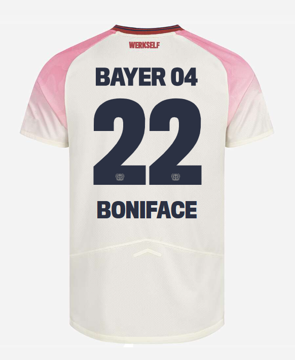 Bayer 04 Leverkusen Away BONIFACE 22 Jersey 25-26