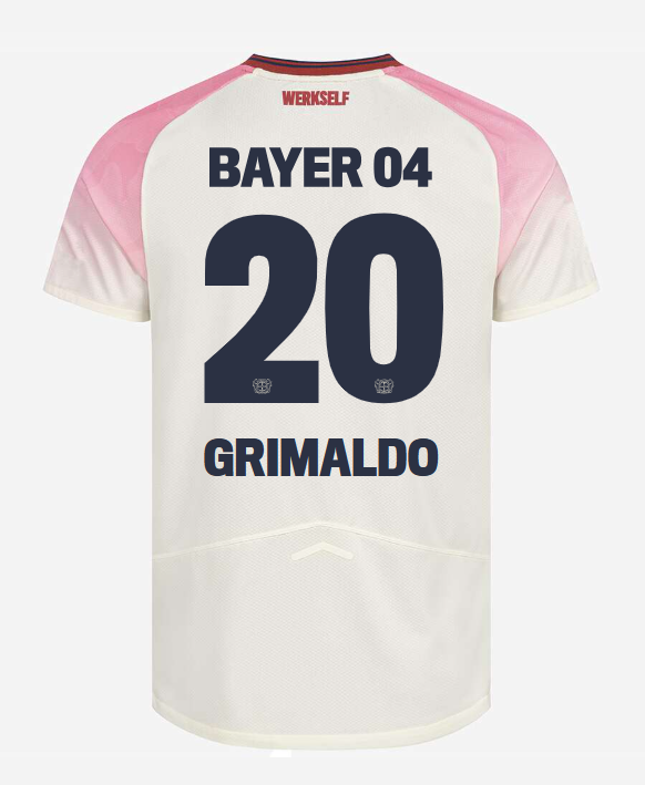 Bayer 04 Leverkusen Away GRIMALDO 20 Jersey 25-26