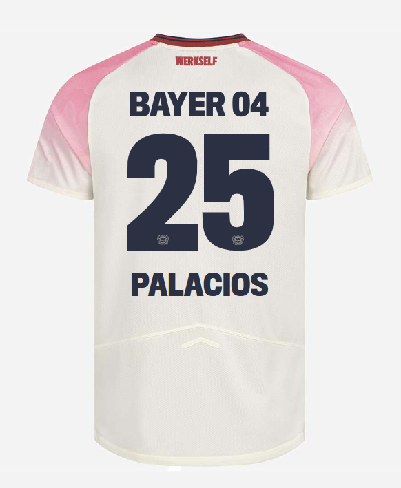 Bayer 04 Leverkusen Away PALACIOS 25 Jersey 25-26