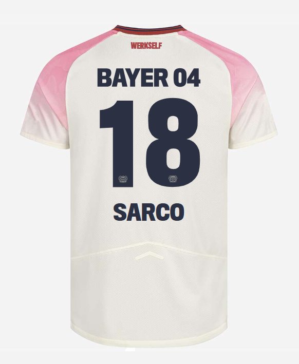 Bayer 04 Leverkusen Away SARCO 18 Jersey 25-26
