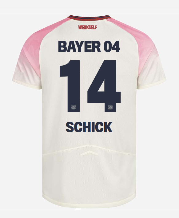 Bayer 04 Leverkusen Away SCHICK 14 Jersey 25-26