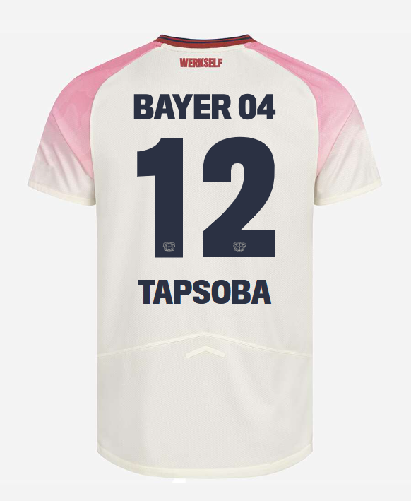 Bayer 04 Leverkusen Away TAPSOBA 12 Jersey 25-26