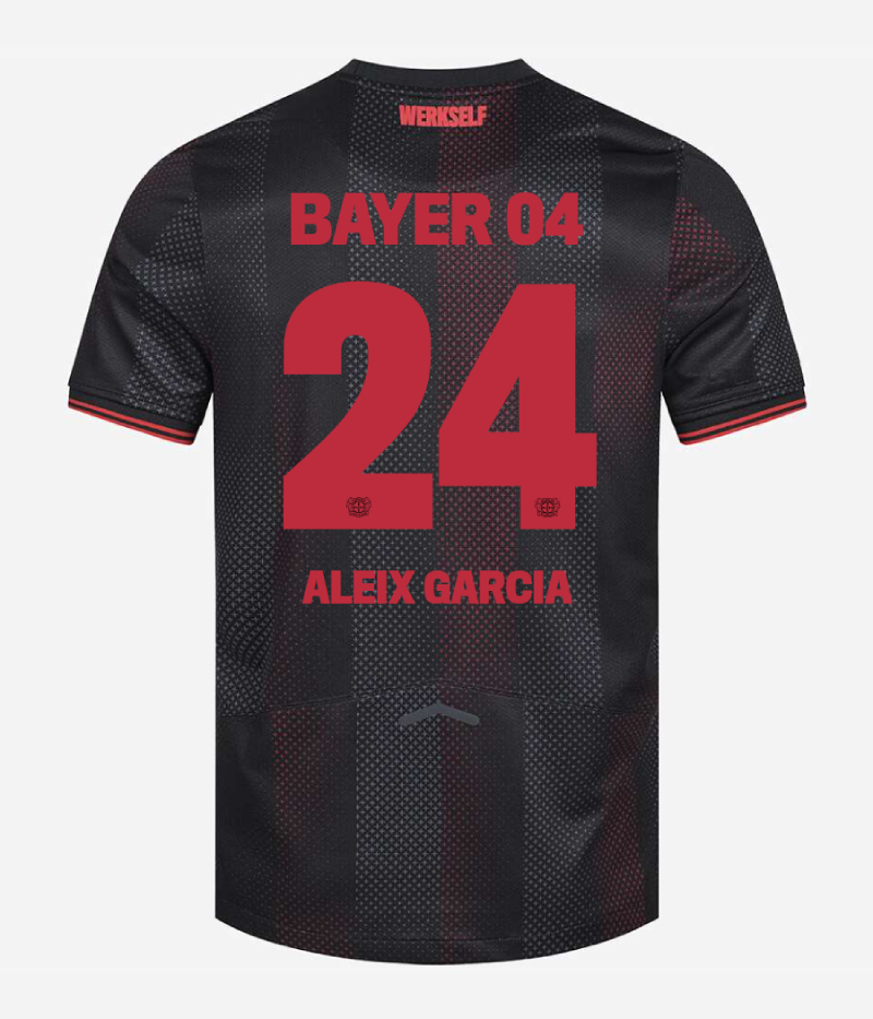 Bayer 04 Leverkusen Home ALEIX GARCIA 24 Jersey 25-26