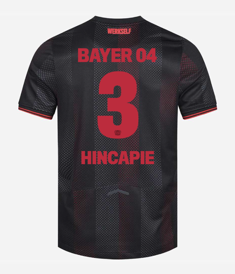 Bayer 04 Leverkusen Home HINCAPIE 3 Jersey 25-26