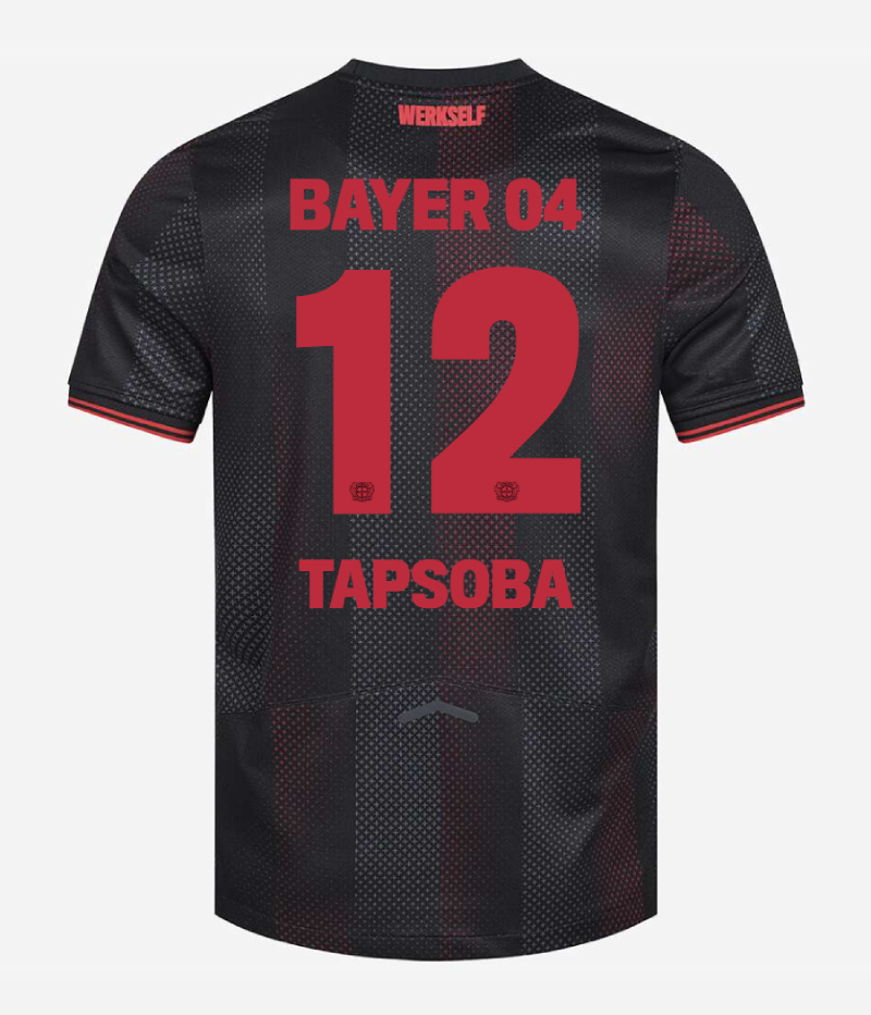 Bayer 04 Leverkusen Home TAPSOBA 12 Jersey 25-26