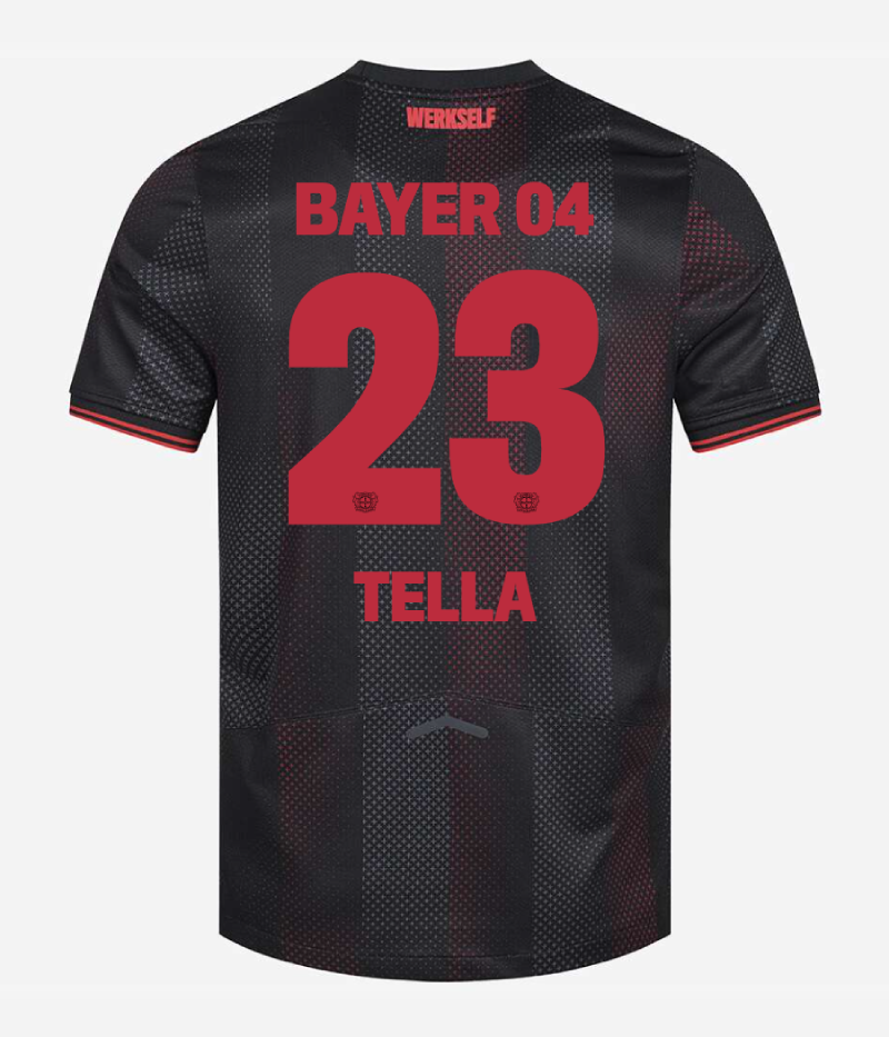 Bayer 04 Leverkusen Home TELLA 23 Jersey 25-26