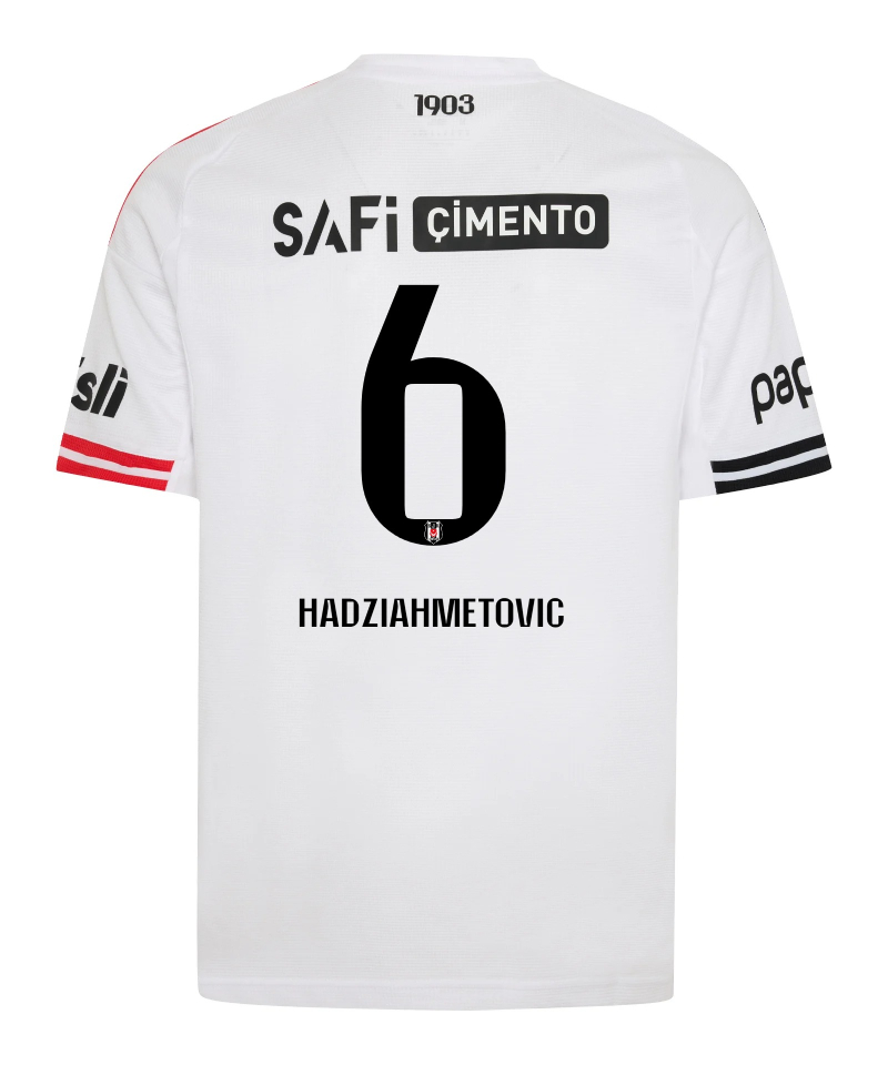 Besiktas Home HADZIAHMETOVIC 6 Jersey 25-26