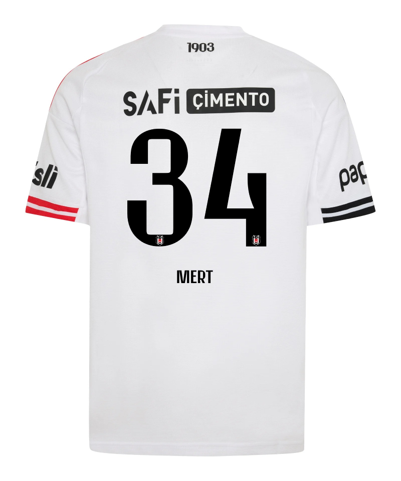 Besiktas Home MERT 34 Jersey 25-26