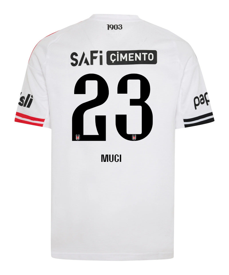 Besiktas Home MUCI 23 Jersey 25-26