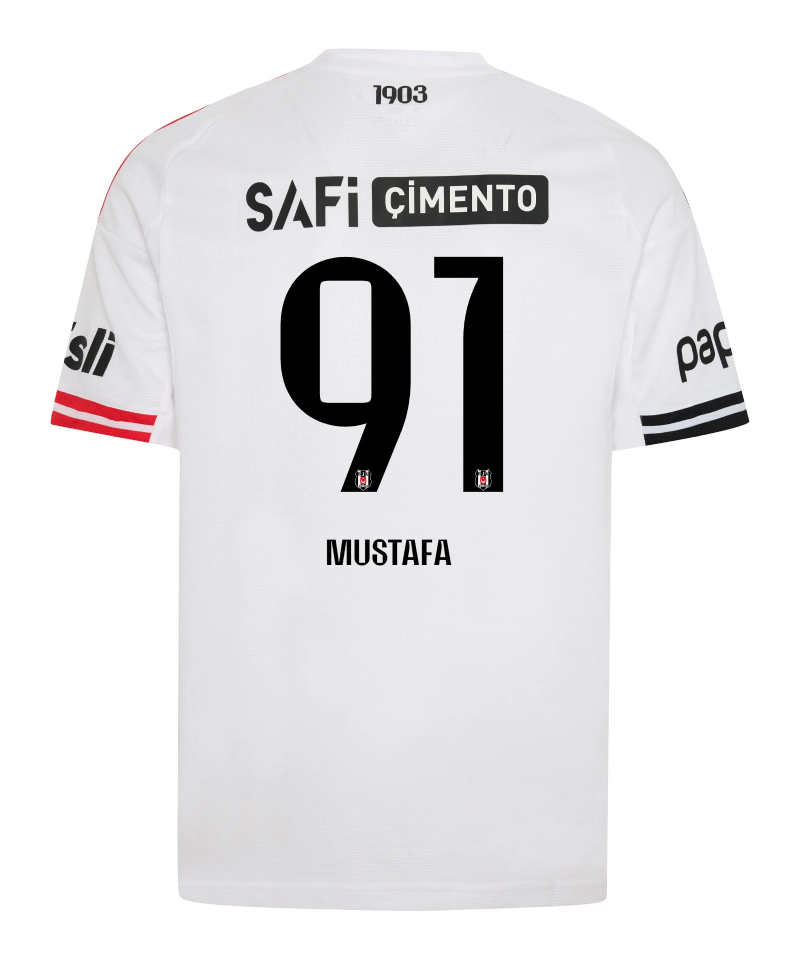 Besiktas Home MUSTAFA 91 Jersey 25-26