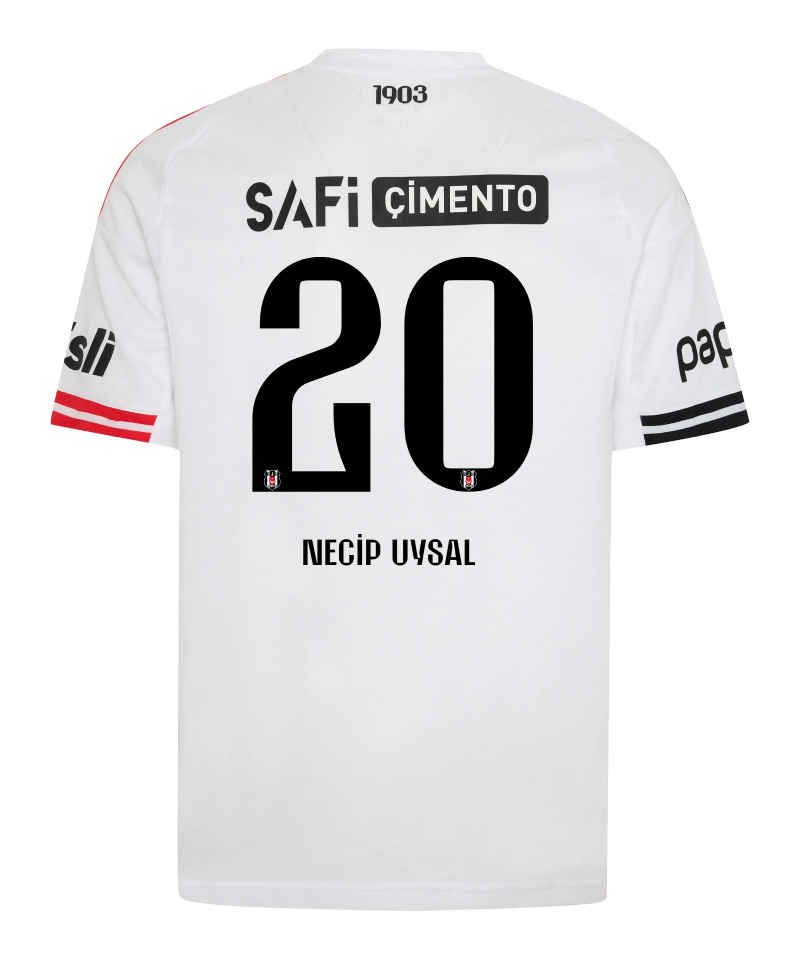Besiktas Home NECİP UYSAL 20 Jersey 25-26