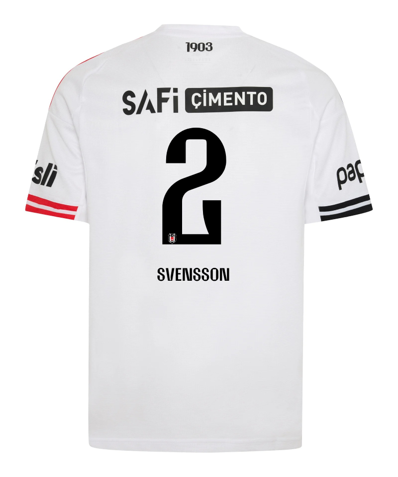 Besiktas Home SVENSSON 2 Jersey 25-26