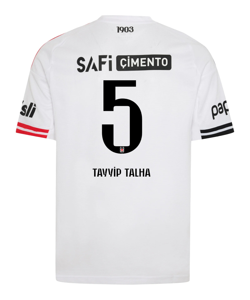 Besiktas Home TAYYİP TALHA 5 Jersey 25-26