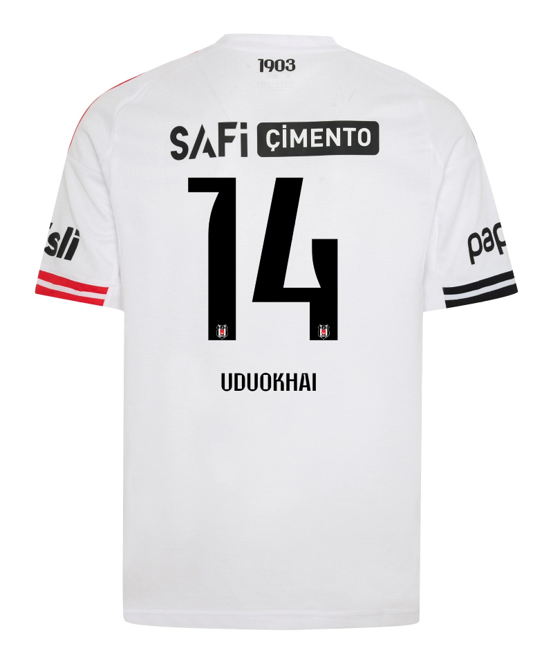 Besiktas Home UDUOKHAI 14 Jersey 25-26