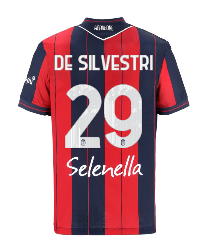 Bologna Home DE SILVESTRI 29 Jersey 25-26