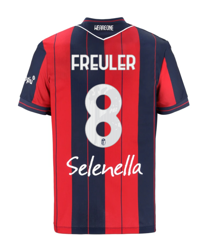 Bologna Home FREULER 8 Jersey 25-26