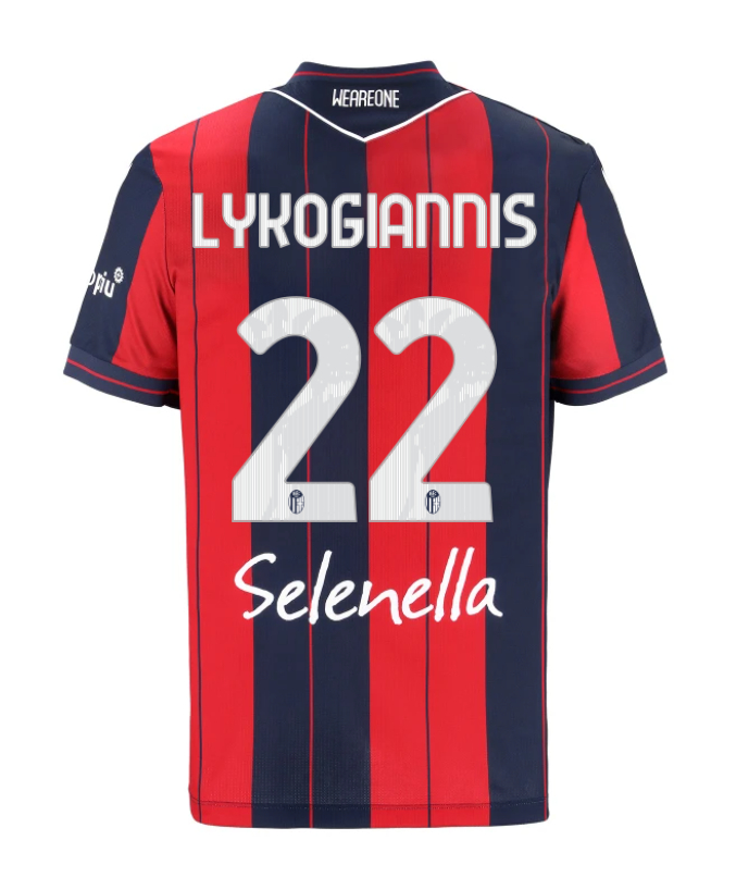 Bologna Home LYKOGIANNIS 22 Jersey 25-26