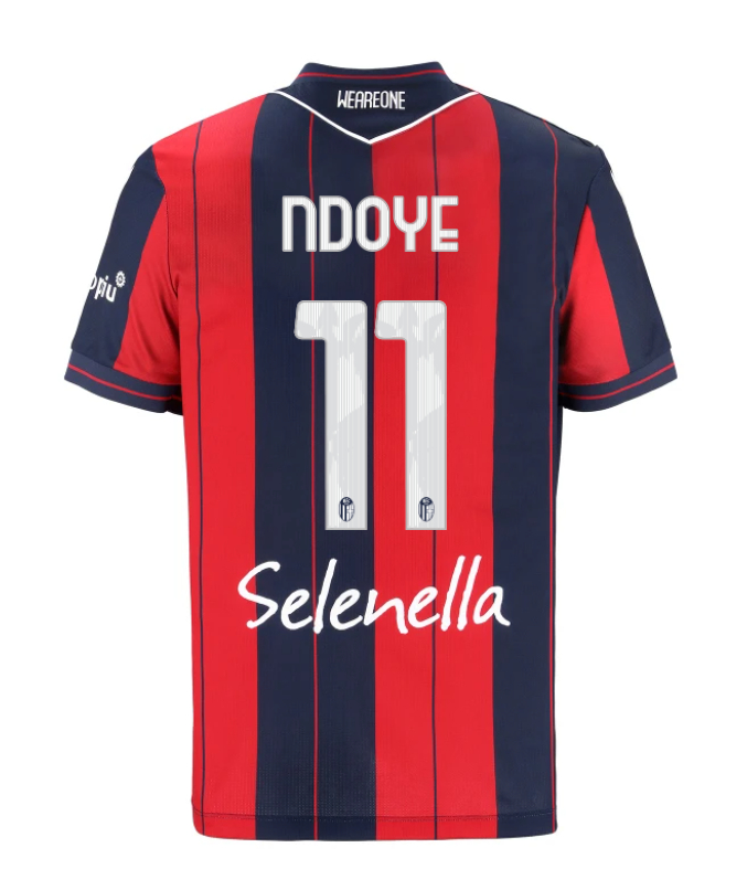 Bologna Home NDOYE 11 Jersey 25-26