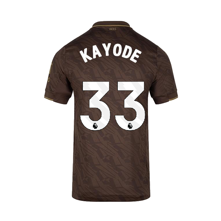 Brentford Away KAYODE 33 Jersey 25-26