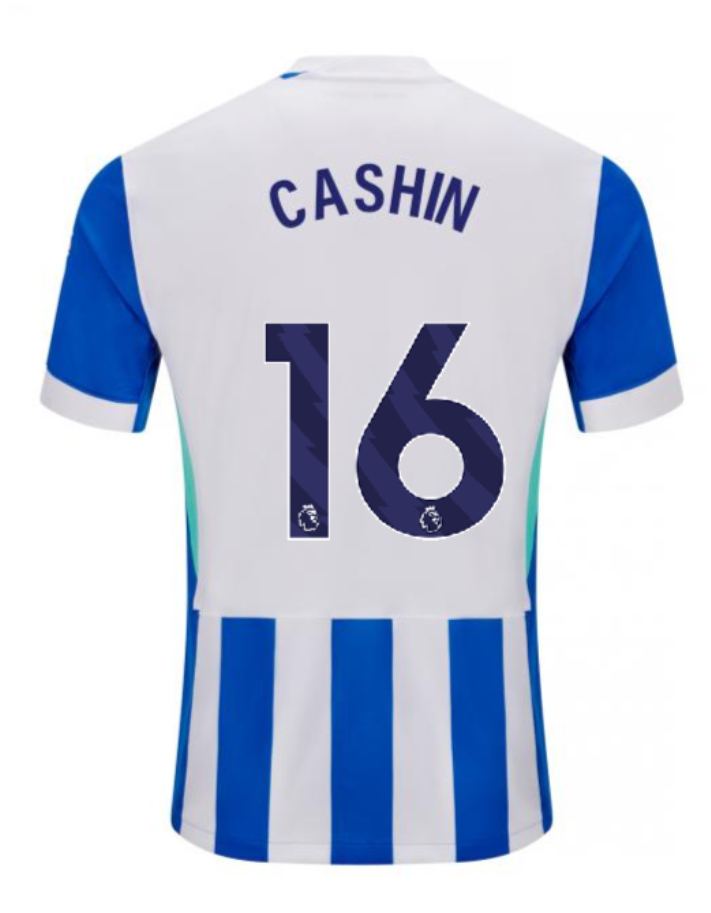 Brighton Hove Albion Home CASHIN 16 Jersey 25-26