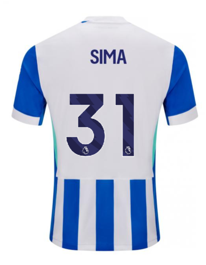 Brighton Hove Albion Home SIMA 31 Jersey 25-26