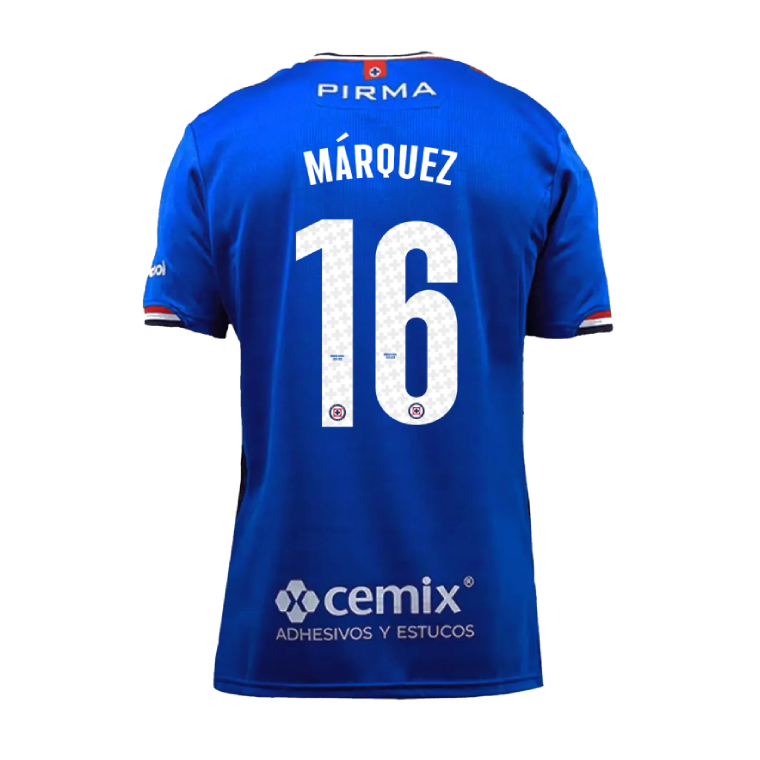 Cruz Azul Home MÁRQUEZ 16 Jersey 25-26