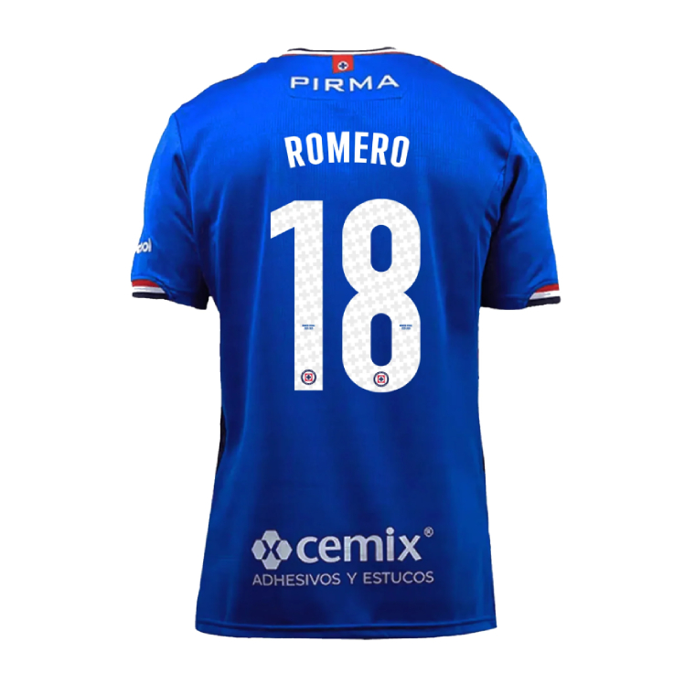 Cruz Azul Home ROMERO 18 Jersey 25-26