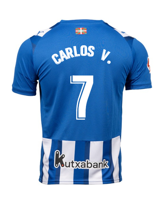 Deportivo Alavés Home CARLOS V. 7 Jersey 25-26