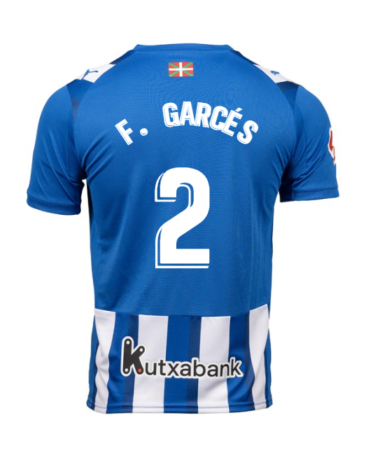 Deportivo Alavés Home F. GARCÉS 2 Jersey 25-26