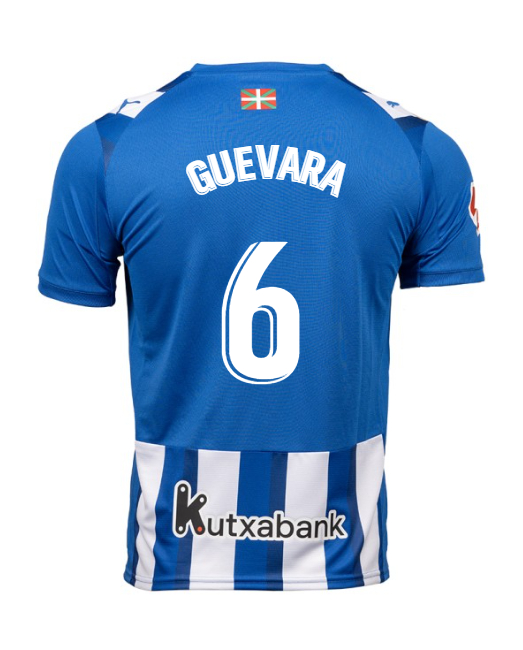 Deportivo Alavés Home GUEVARA 6 Jersey 25-26
