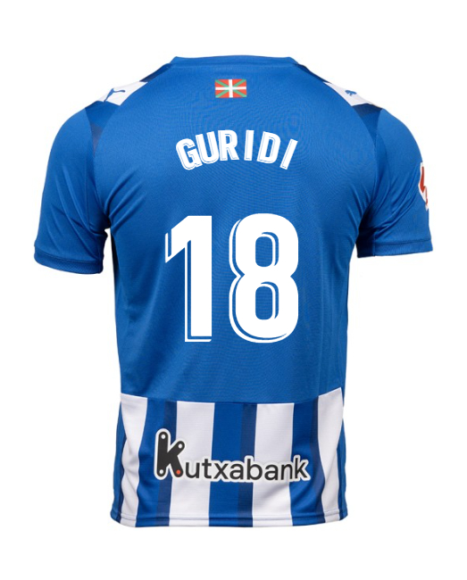 Deportivo Alavés Home GURIDI 18 Jersey 25-26