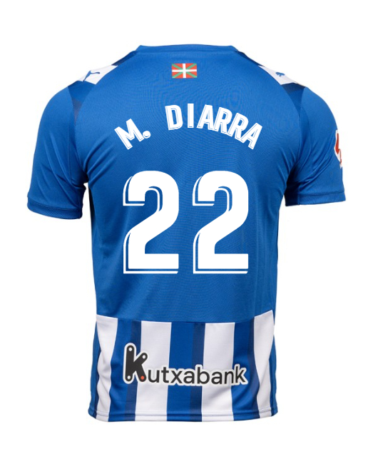 Deportivo Alavés Home M. DIARRA 22 Jersey 25-26