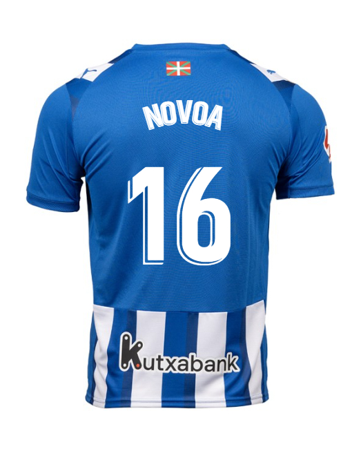Deportivo Alavés Home NOVOA 16 Jersey 25-26