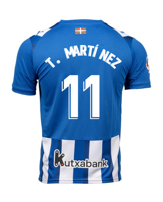Deportivo Alavés Home T. MARTÍNEZ 11 Jersey 25-26