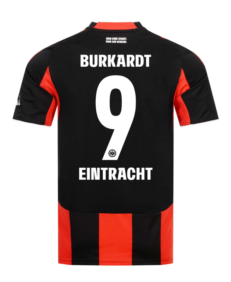 Eintracht Frankfurt Home BURKARDT 9 Jersey 25-26