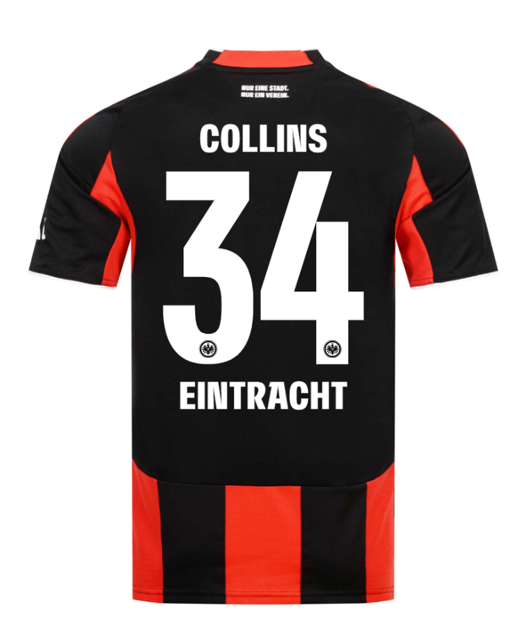 Eintracht Frankfurt Home COLLINS 34 Jersey 25-26