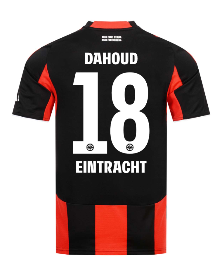 Eintracht Frankfurt Home DAHOUD 18 Jersey 25-26