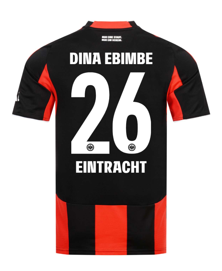 Eintracht Frankfurt Home DINA EBIMBE 26 Jersey 25-26