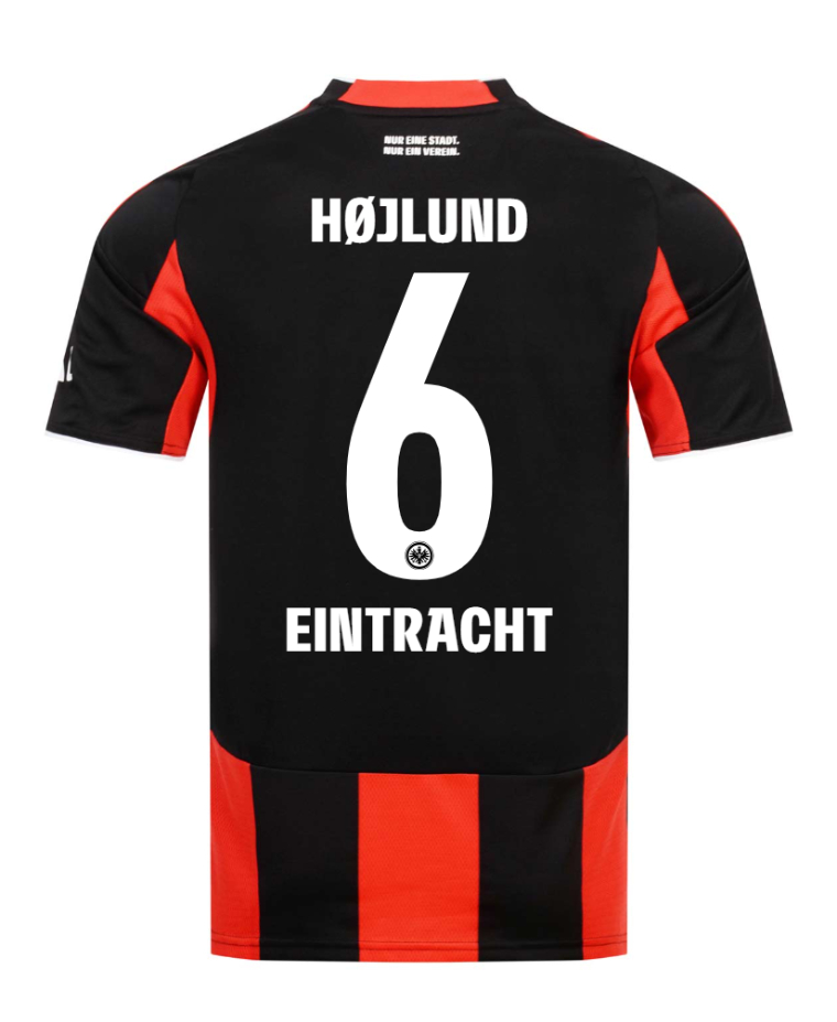 Eintracht Frankfurt Home HØJLUND 6 Jersey 25-26
