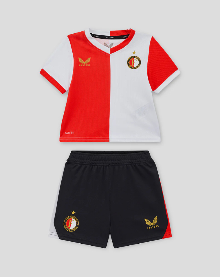 Feyenoord Home Jersey Kids Kit 25-26