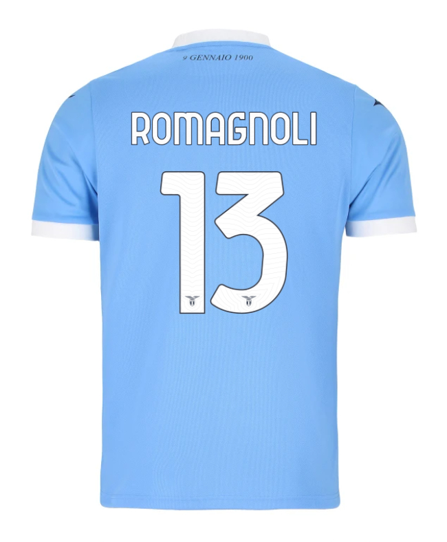 Lazio Home ROMAGNOLI 13 Jersey 25-26