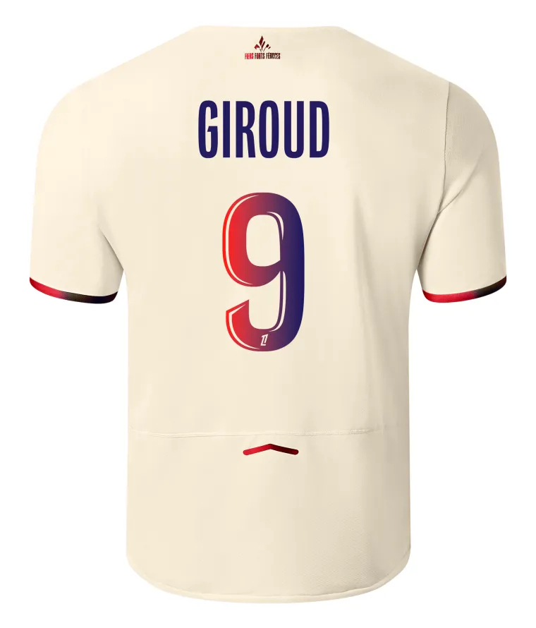 Lille Away GIROUD 9 Jersey 25-26