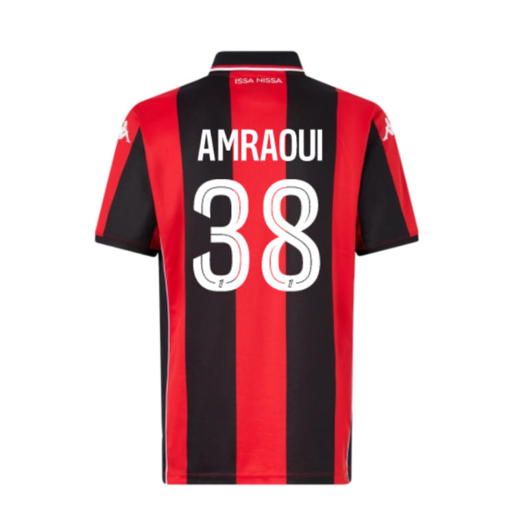 OGC Nice Home AMRAOUI 38 Jersey 25-26
