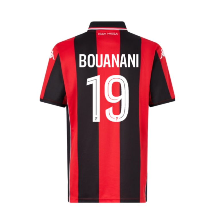 OGC Nice Home BOUANANI 19 Jersey 25-26