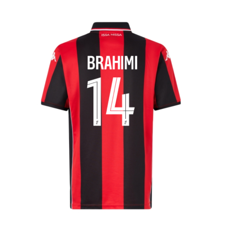 OGC Nice Home BRAHIMI 14 Jersey 25-26